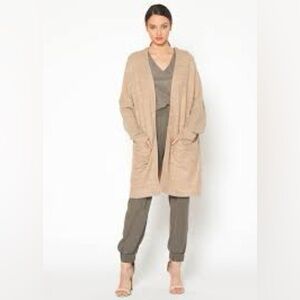 Luna and Ivy dark cream cardigan size medium/large